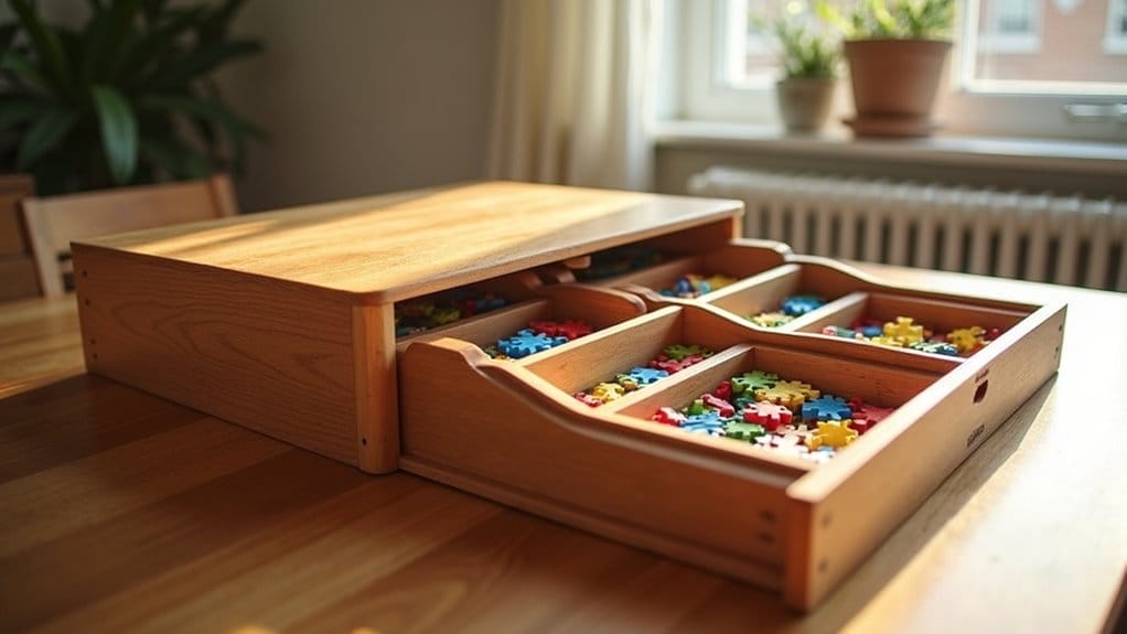 puzzle organization saves time